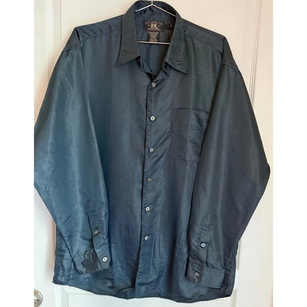 RRL 더블알엘 새틴 서비스 셔츠