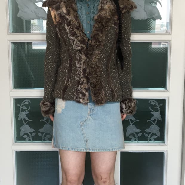 Fur point fairy mood jacket