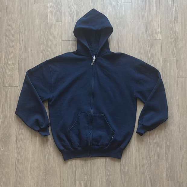 90s 러셀 애슬레틱 후드 집업