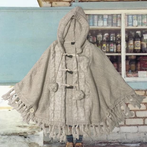 빈티지 모리걸 케이프