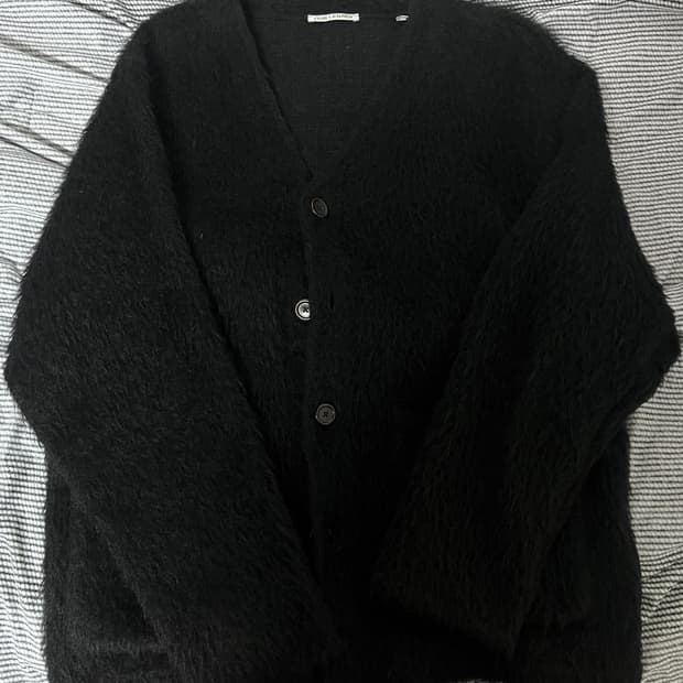 아워레가시 모헤어가디건 블랙 48