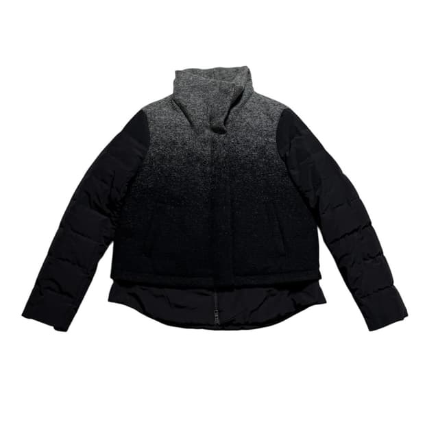 아르마니 익스체인지 그라데이션 덕다운 패딩점퍼