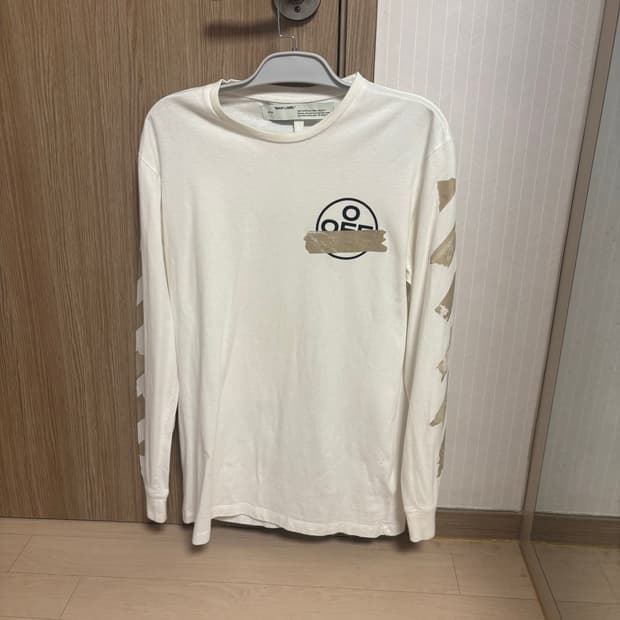 오프화이트 롱슬리브 정품 