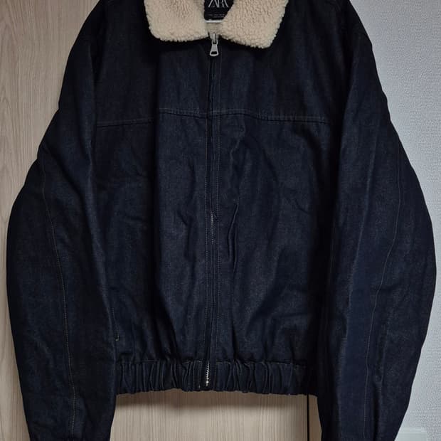 [ZARA] 자라 양털 데님 자켓 L