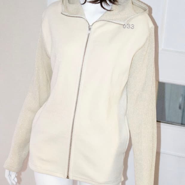 영마일웨어 바라클라바 후드집업 아이보리