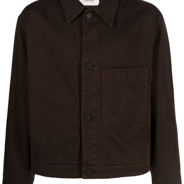 르메르 23fw 박시 트러커 데님 자켓 브라운 / 46