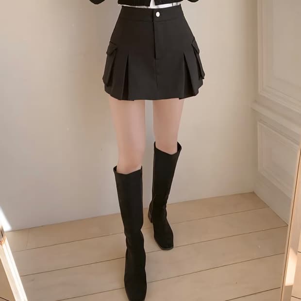 웨던 카고 스커트