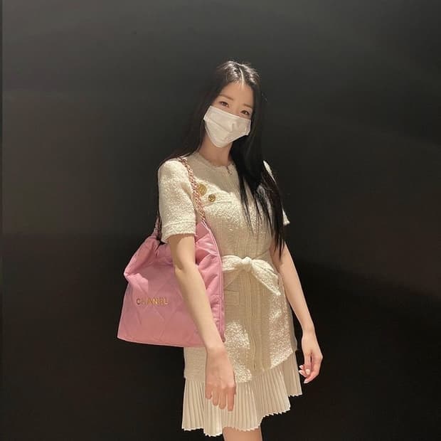 산드로 신지연 트위드원피스