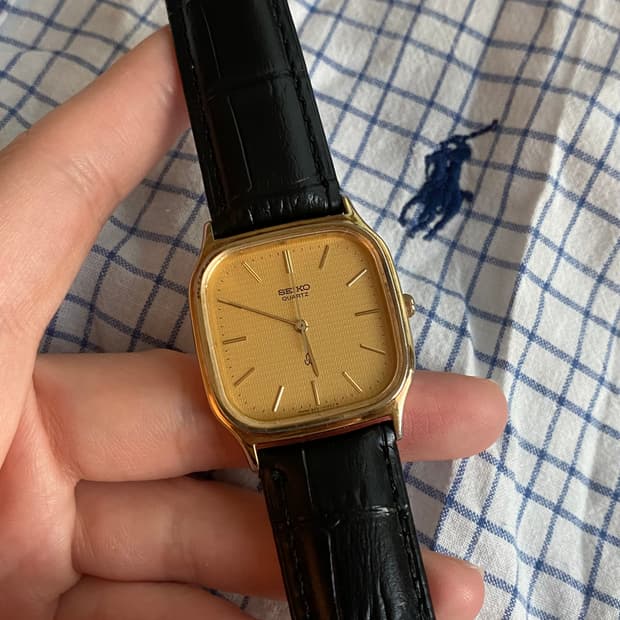 Seiko 세이코 골드 쿼츠