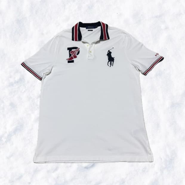 폴로 랄프로렌 빅포니 흰검 반팔