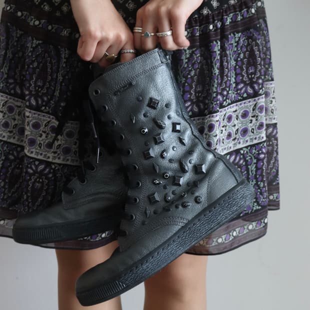 [Diesel] Stud Lace-Up Boots