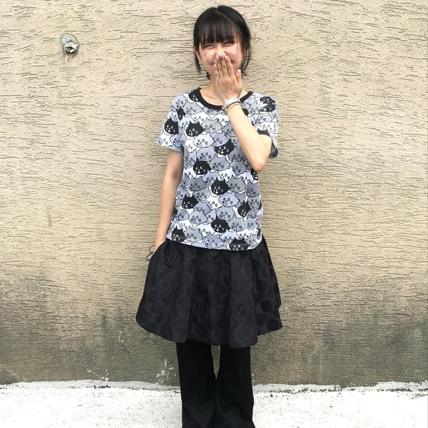 Né-net Cat Print T-Shirt