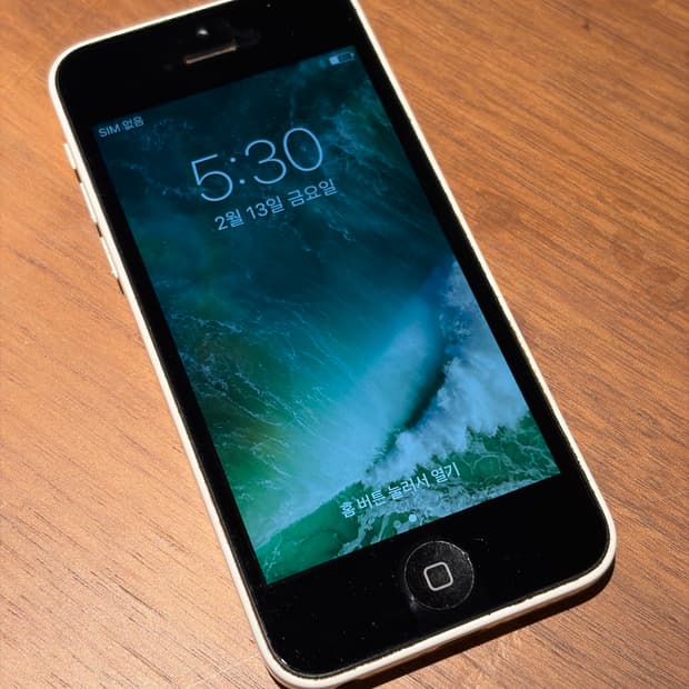 아이폰 5c 화이트 32기가 #8825