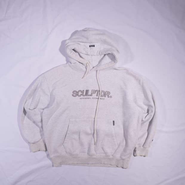 스컬프터 자수 후드 B143