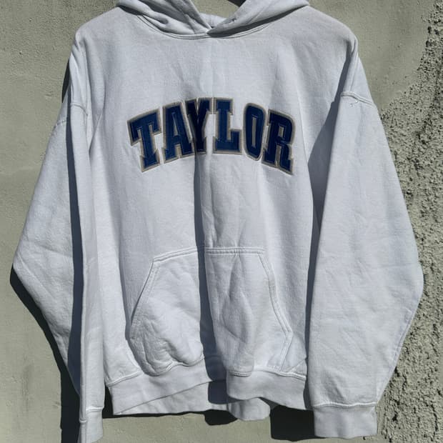 [XL] GILDAN 길단 TAYLOR 화이트 후드 티셔츠