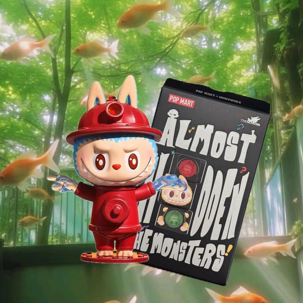 팝마트 라부부 어설픈 작전 소화전