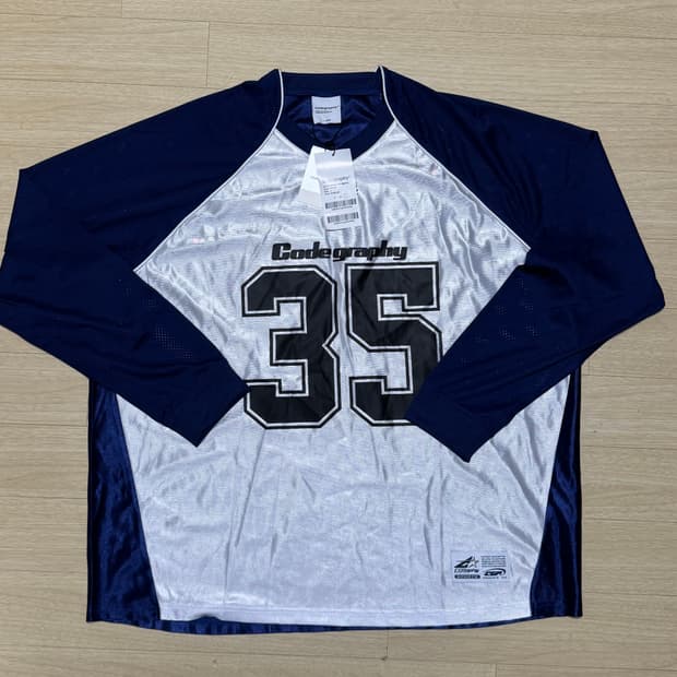 코드그라피 스포츠 메쉬 저지 롱슬리브 L