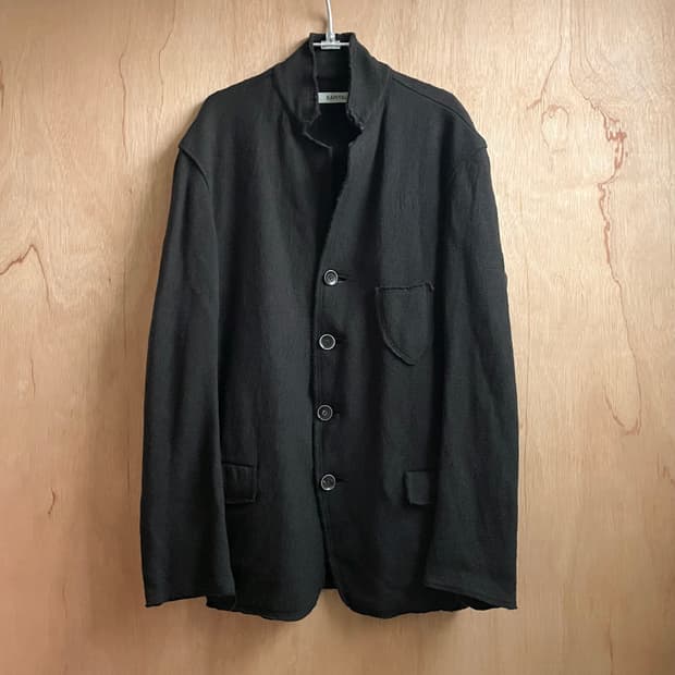 캐피탈 컷아웃 울 자켓