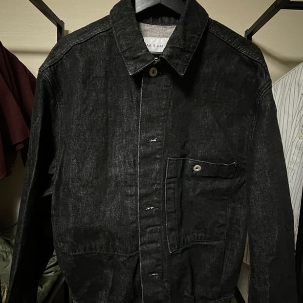 아트이프액츠 데님 트러커 자켓