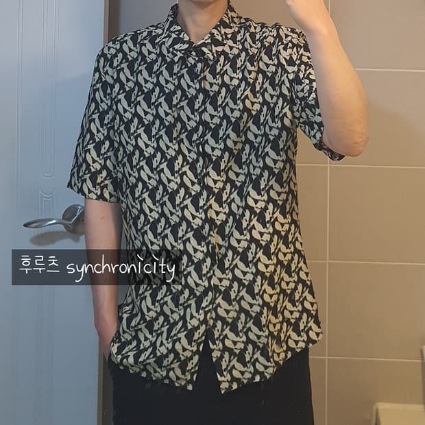 주말특가) 새제품 생로랑 실크 셔츠