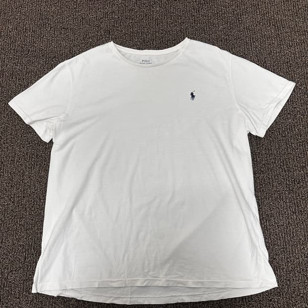 POLO 폴로 랄프로렌 반팔 티셔츠 화이트 XL