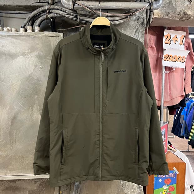 몽벨 바람막이 자켓 카키 110  #csz3014