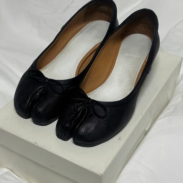 메종 마르지엘라 타비 구두 38 ½