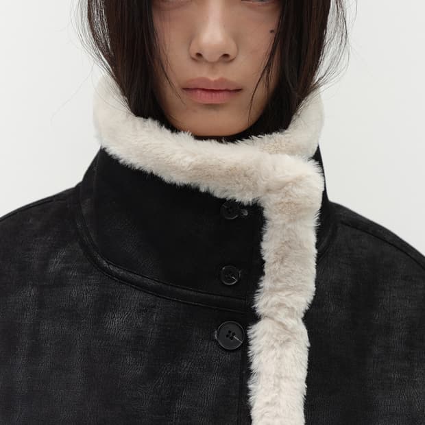 로우타이드 무스탕 블랙