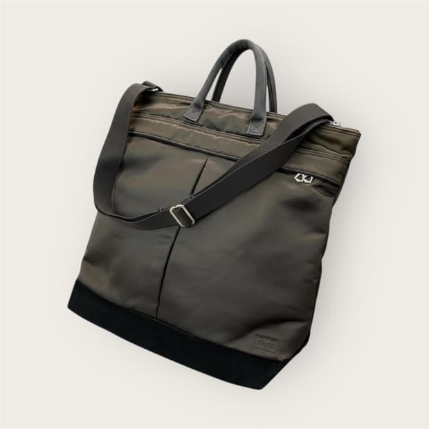 요시다포터 스웨이드 블렌딩 헬멧 크로스백