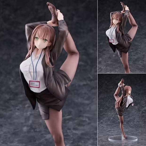 회사에 가기싫은 OL짱 피규어