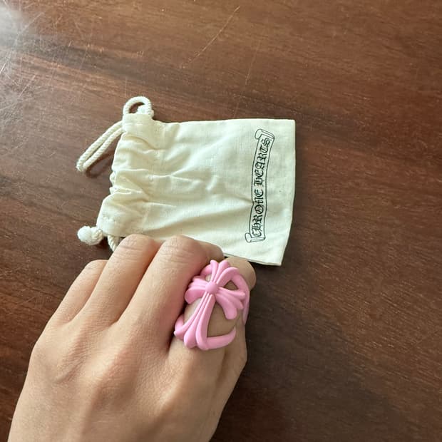 크롬하츠 실리콘 링 핑크 