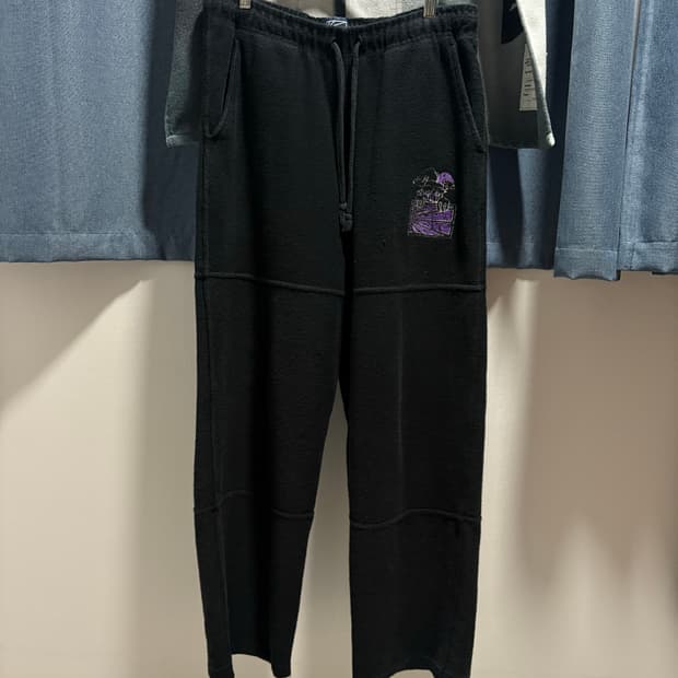 라스벳 스웻팬츠 블랙