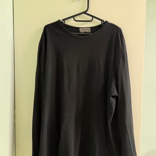 요지야마모토 pourhomme 17ss 스태프 롱슬리브