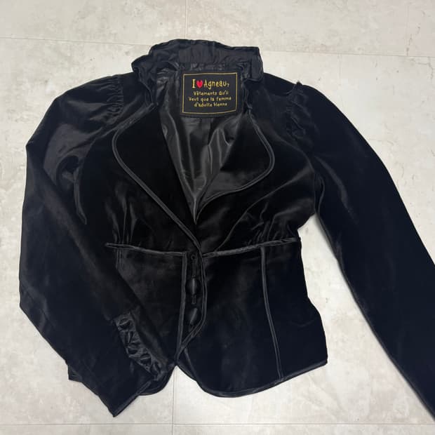 Japanese Vintage 벨벳 자켓 고스로리st