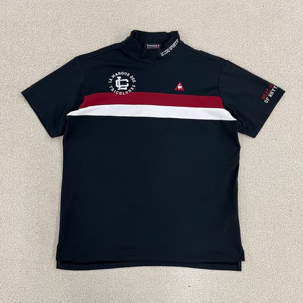 L 르꼬끄 골프 기능성 반팔 티셔츠 0224M