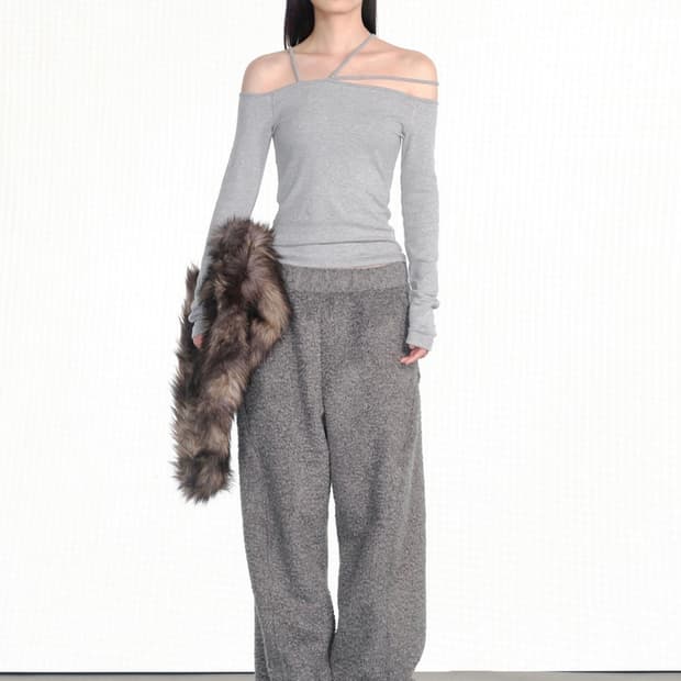 Cerric 세릭 울 와이드 밴딩 팬츠 WOOL WIDE PANTS