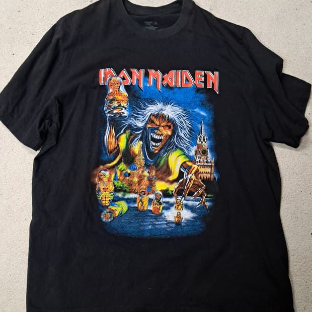 아이언 메이든 밴드 티셔츠