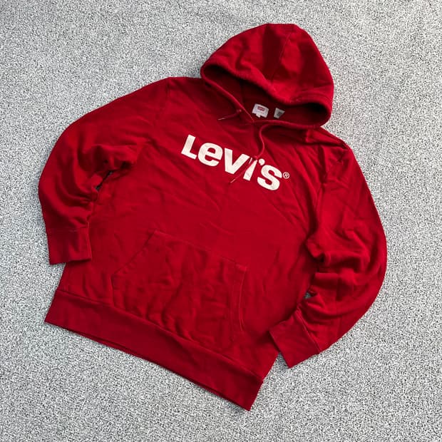L 리바이스 빅로고 후드 티셔츠 0326M