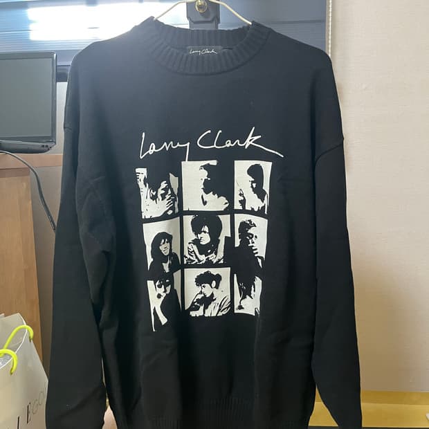 래리클락 니트 블랙 M