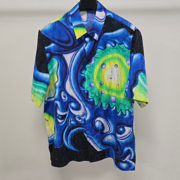 디올 오블리크 반팔 셔츠 38사이즈 90 95 판매