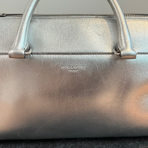 Saint Laurent 생로랑 더플백 실버 미니 23cm  