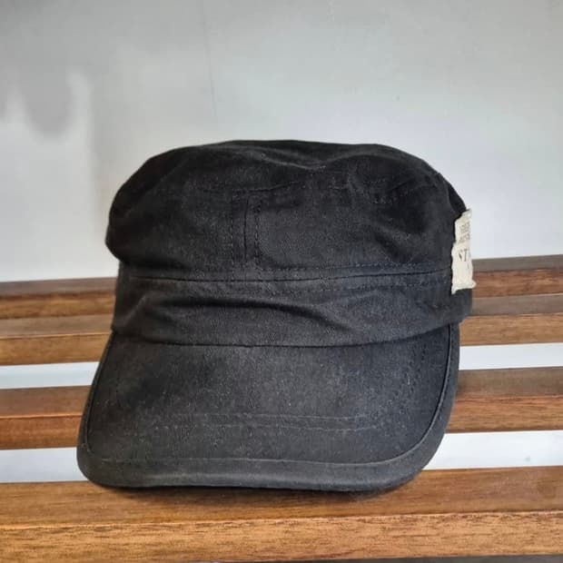 블랙 밀리터리 캡