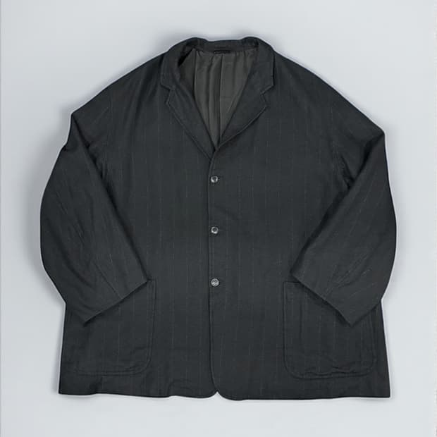 코모리 캐시미어 스트라이프 자켓