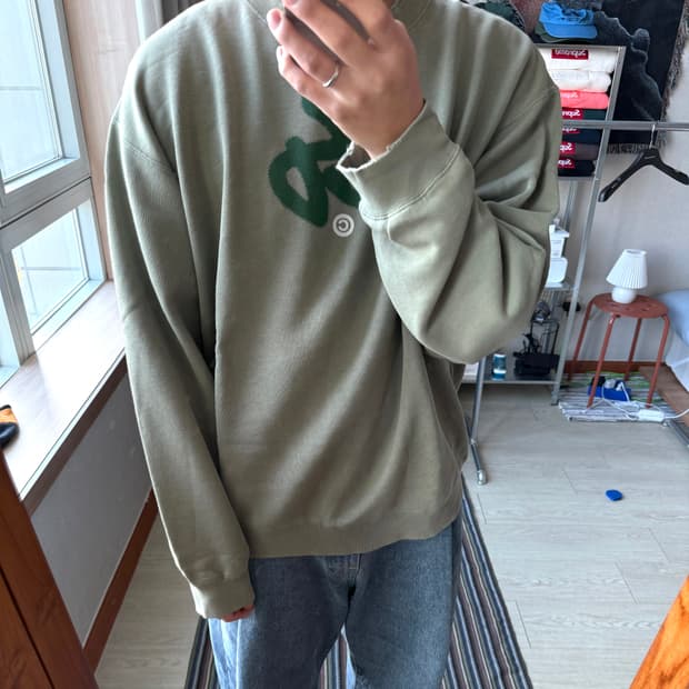 90s 올드 스투시 스웻셔츠