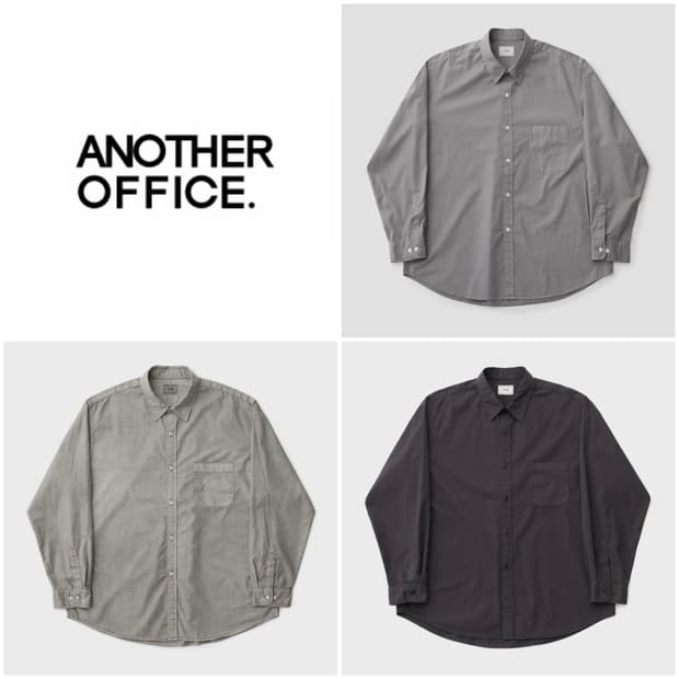 어나더오피스 볼드 가먼트셔츠 3개 일괄