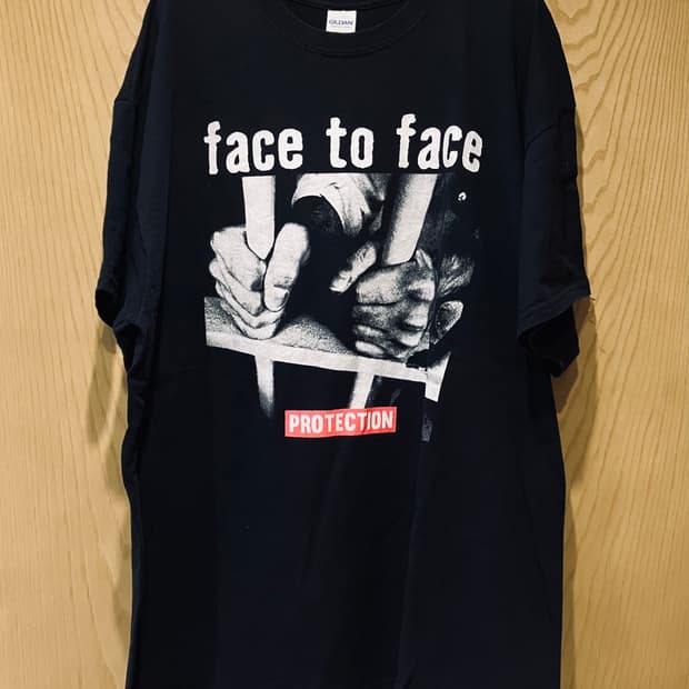 페이스 투 페이스 90년대 미국 펑크 락밴드 길단 티셔츠 XL 밴드티