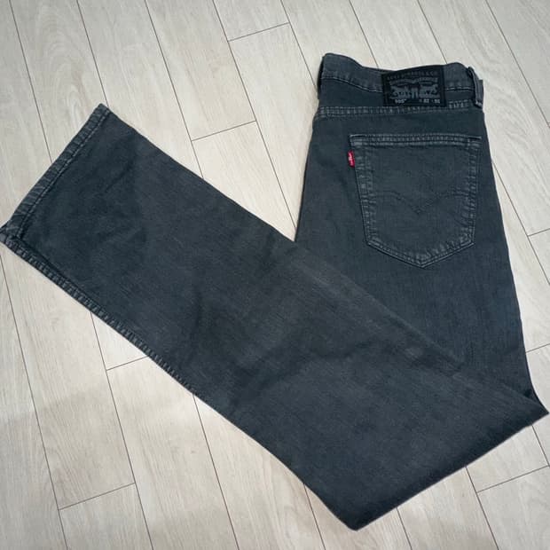 34] 리바이스 505 데님 팬츠 블랙 그레이