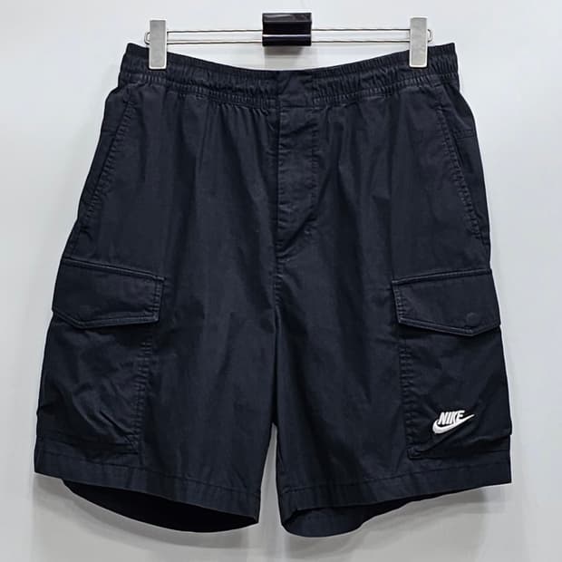 NIKE 22SS 나이키 코튼 카고 쇼츠 / 남 L 블랙