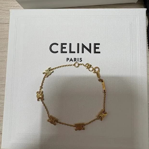 [정품/OS] 셀린느 트리옹프 팔찌