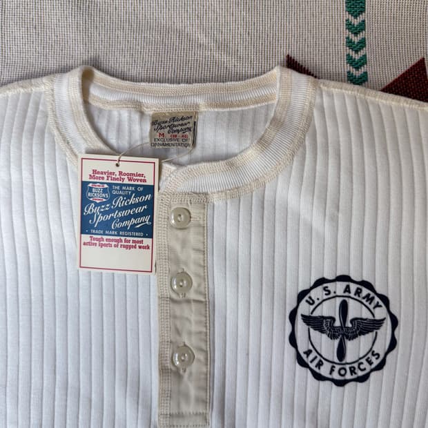 버즈릭슨 밀리터리 헨리넥 M